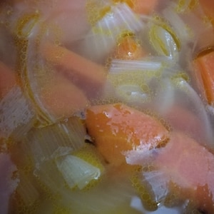 スープジャー用　簡単野菜がゴロゴロのコンソメスープ